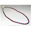 Image 4 : Santo Domingo Rolled Shell Coral Lapis Heishi Choker