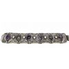Image 5 : VTG TAXCO Amethyst Panel Bracelet Sterling Silver