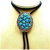 Image 2 : Large Old Pawn Navajo Kingman Turquoise Sterling Silver