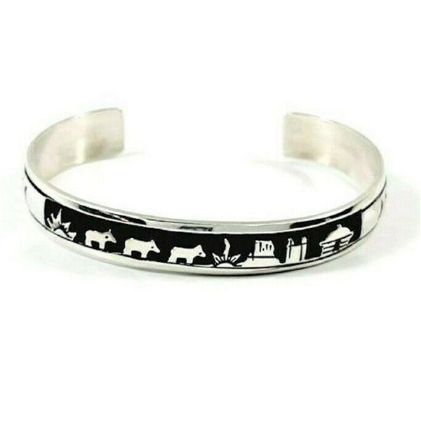 VTG Navajo Tommy Thomas Singer Storyteller Cuff