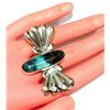 Image 5 : Navajo ADAM FIERRO Sterling Silver Turquoise BUTTERFLY