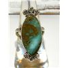 Image 3 : Navajo Royston Turquoise Ring Size 7 Sterling Silver
