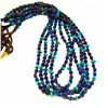 Image 1 : Santo Domingo Rolled Shell Turquoise Lapis Heishi