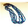 Image 3 : Santo Domingo Rolled Shell Turquoise Lapis Heishi