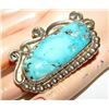 Image 1 : Huge Navajo Dry Creek TURQUOISE Adjustable Ring