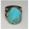 Image 2 : Native American Ring Sz 8 Royston Turquoise San Felipe