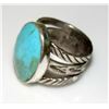Image 3 : Native American Ring Sz 8 Royston Turquoise San Felipe
