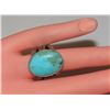 Image 5 : Native American Ring Sz 8 Royston Turquoise San Felipe
