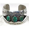 Image 1 : Old Pawn Navajo Cerrillos Turquoise Cuff Bracelet