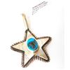 Image 2 : Navajo Star Pendant Kingman Turquoise Sterling Silver