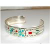 Image 4 : Zuni SAMMY & ESTHER GUARDIAN Inlay Sterling Silver Blue
