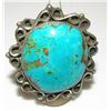 Image 2 : Massive Native American Ring Sz 8 Royston Turquoise San