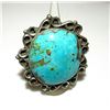 Image 5 : Massive Native American Ring Sz 8 Royston Turquoise San