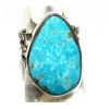 Image 1 : Native American Blue Ridge Turquoise Ring Sz 9 Sterling