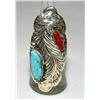 Image 3 : Navajo ADAM FIERRO Royston Turquoise Coral Adjustable