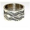 Image 1 : Navajo Sunshine Reeves Ring Size 5 Sterling Silver