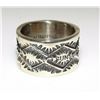 Image 2 : Navajo Sunshine Reeves Ring Size 5 Sterling Silver
