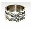 Image 3 : Navajo Sunshine Reeves Ring Size 5 Sterling Silver