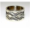 Image 4 : Navajo Sunshine Reeves Ring Size 5 Sterling Silver
