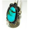 Image 3 : Navajo Royston Turquoise Ring Sz 7 Sterling Silver