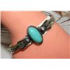 Image 5 : Navajo Royston Turquoise Cast Sterling Hand Etched
