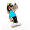 Image 4 : Zuni GOOFY Sterling Inlay Pin Pendant Zuni Toons Native