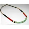 Image 4 : Santo Domingo Heishi Necklace Turquoise Coral Jet