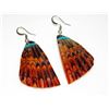 Image 6 : Santo Domingo Spiny Oyster Shell Slab Earrings Silver