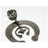 Image 3 : Massive Navajo Sand Cast Sterling Double Naja Pendant