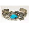 Image 5 : Navajo Kachina Cuff Bracelet Sterling Silver Kingman