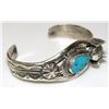 Image 6 : Navajo Kachina Cuff Bracelet Sterling Silver Kingman