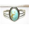 Image 7 : Navajo Dry Creek Turquoise Sterling Cuff Bracelet