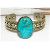 Image 2 : Massive Native American Royston Cuff Bracelet Native