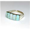 Image 4 : Navajo Fire Opal Ring Size 8 Sterling Silver Native