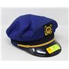 Image 1 : CAPTAINS HAT BLUE SIZE 7 1/8