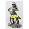 Image 1 : 13 INCH JIM PONTER PEWTER STATUE FRANKLIN MINT