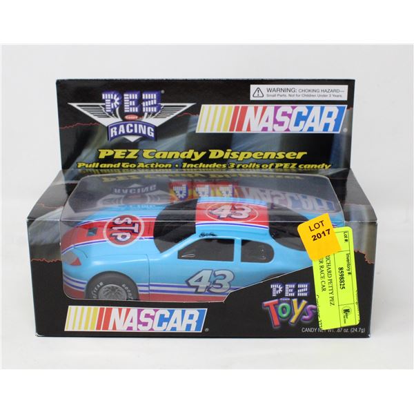 LARGE RICHARD PETTY PEZ DISPENSER RACE CAR