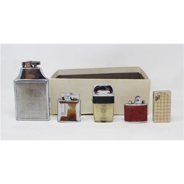 BOX ASSORTED VINTAGE PROJECT LIGHTERS