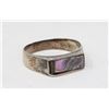 Image 1 : STERLING SILVER INLAID RING