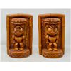 Image 1 : 1950S TIKI BOOK ENDS COCO JOES HAWAII SIGNED