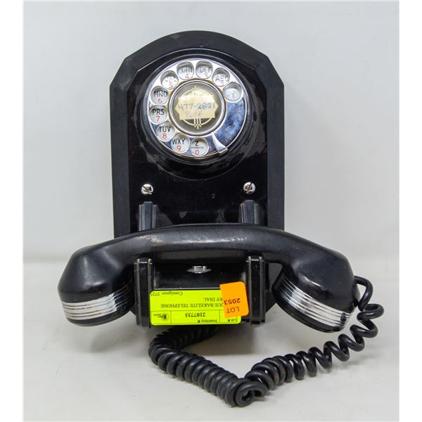 ANTIQUE BAKELITE TELEPHONE ROTARY DIAL