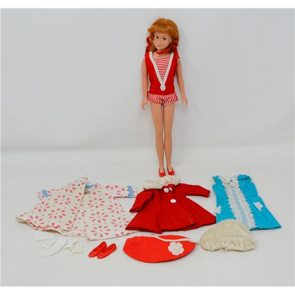 1960S BARBIE DOLL WITH CLOTHES ACCESSORIES MORE