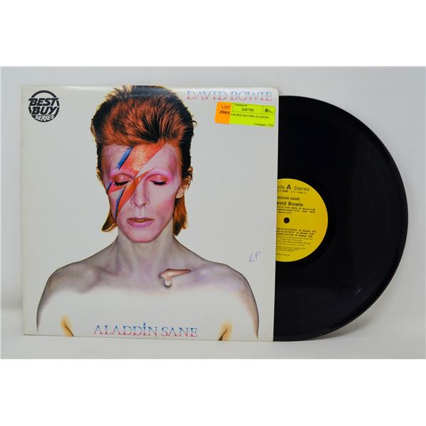 DAVID BOWIE RECORD ALADDIN SANE