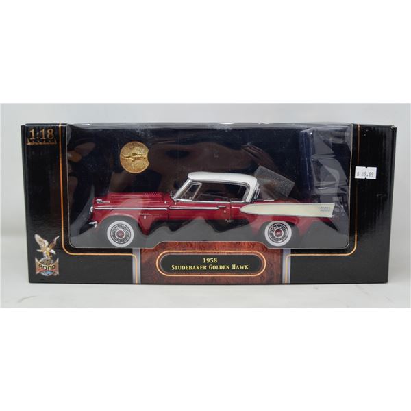 1958 STUDEBAKER GOLDEN HAWK 1/18 DIECAST
