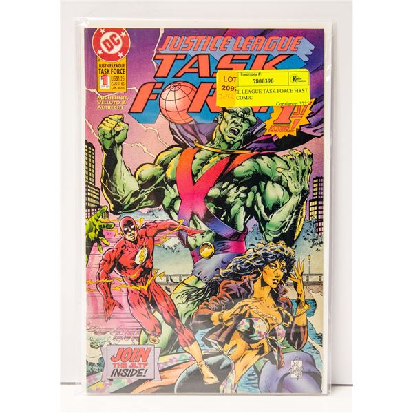 JUSTICE LEAGUE TASK FORCE FIRST ISSUE COMIC