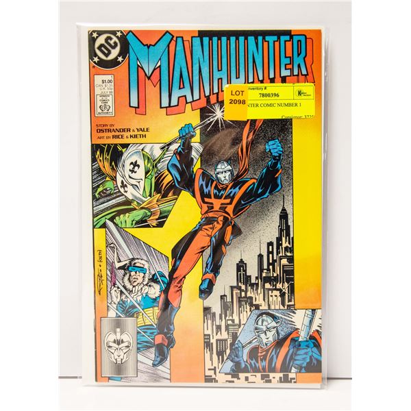 MANHUNTER COMIC NUMBER 1