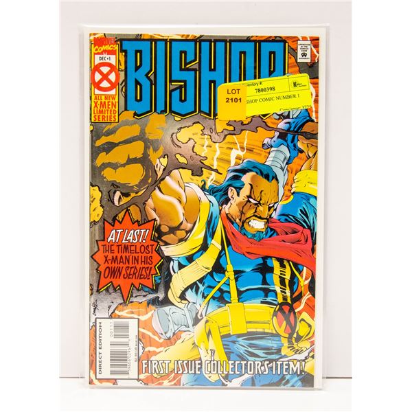 XMEN BISHOP COMIC NUMBER 1