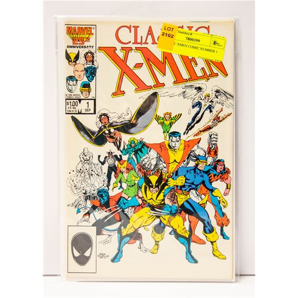 CLASSIC XMEN COMIC NUMBER 1