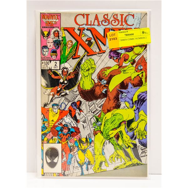 CLASSIC XMEN COMIC NUMBER 2