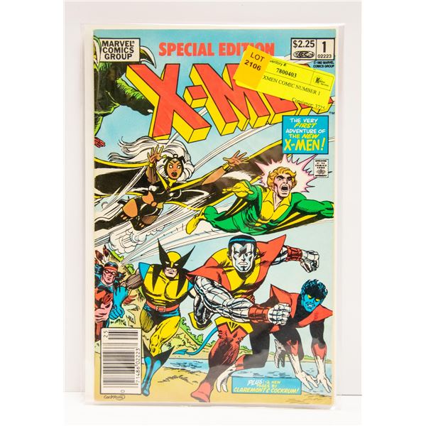 SPECIAL XMEN COMIC NUMBER 1